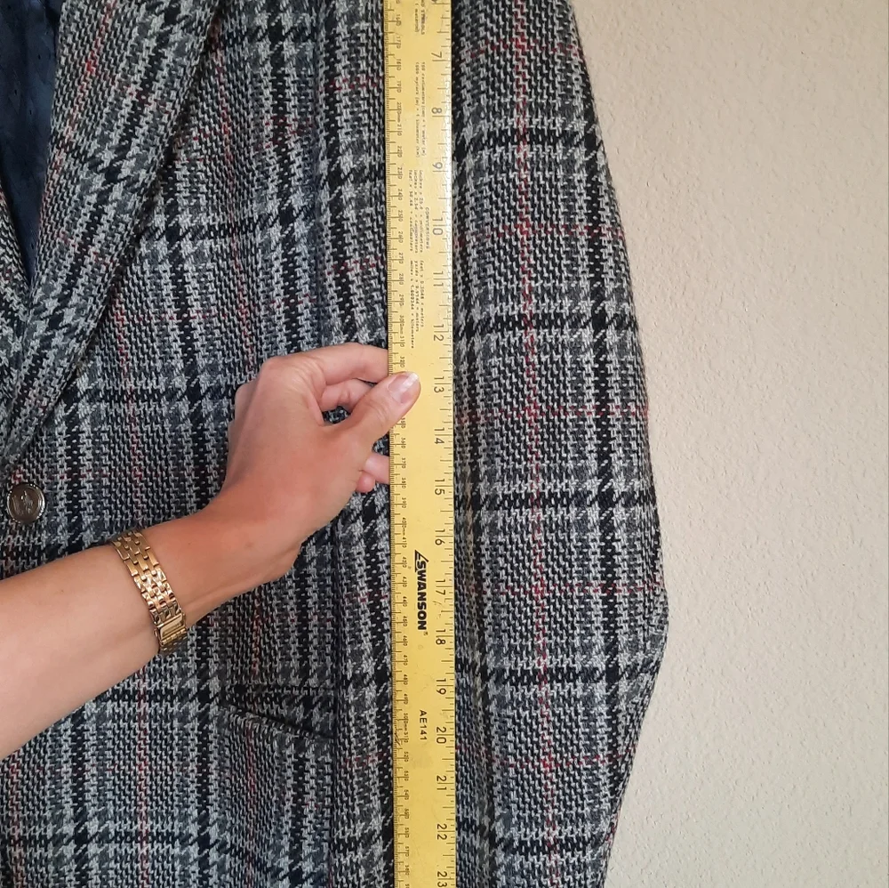 Vintage Tweed Cashmere Blazer